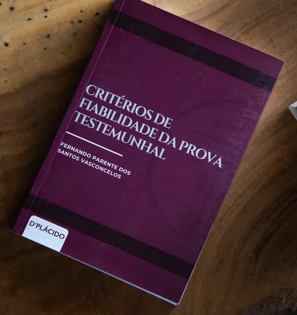 Capa do livro Critérios de Fiabilidade da Prova Testemunhal, editora D’Plácido